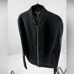 Helmut Lang Black Zip-Up Jacket